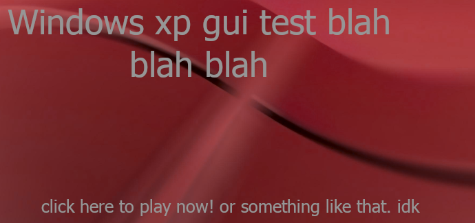 Windows XP Gui Test